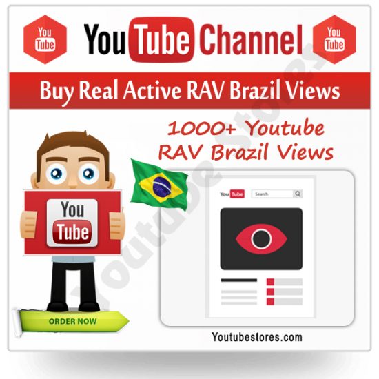 Buy Youtube Unique RAV Brazil Views