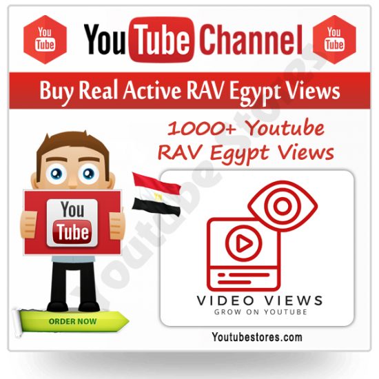 Buy Youtube Unique RAV Egypt Views
