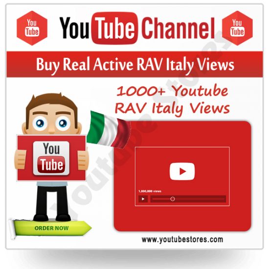 Buy Youtube Unique RAV Italy Views